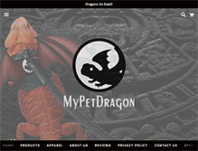 Tablet Screenshot of mypetdragon.com